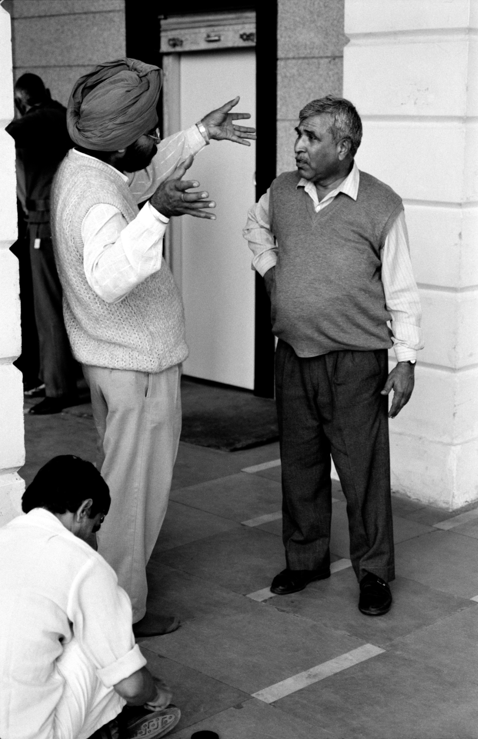 conversation, New Delhi 1995