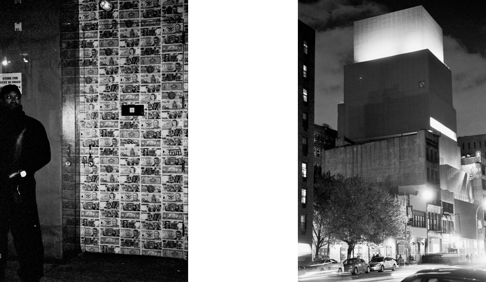 manhattan lower east side at night