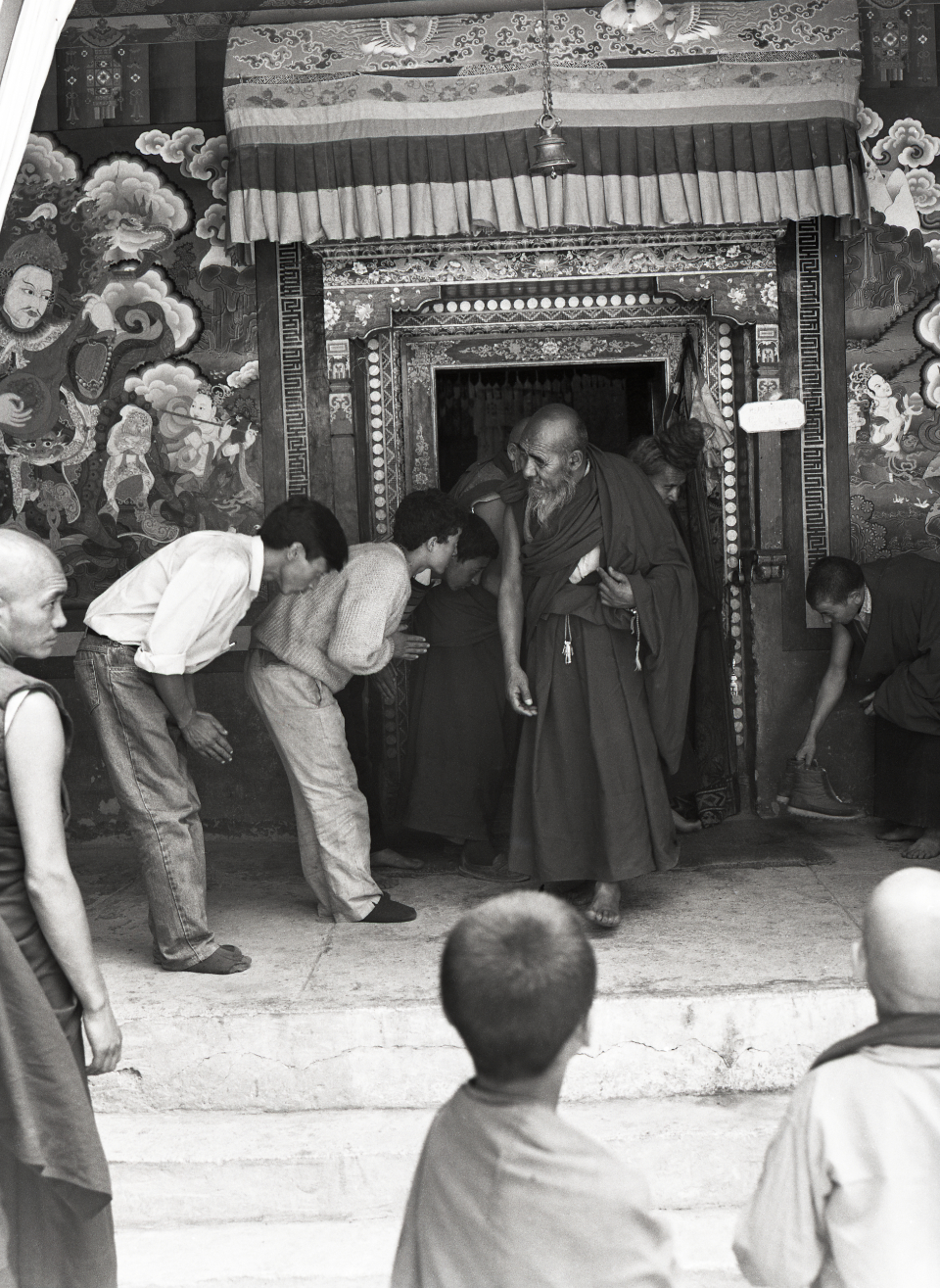 Buddhist monks, ladakh 1994