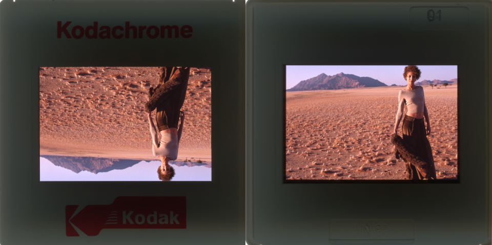 Front and Back of kodachrome slide from 1999